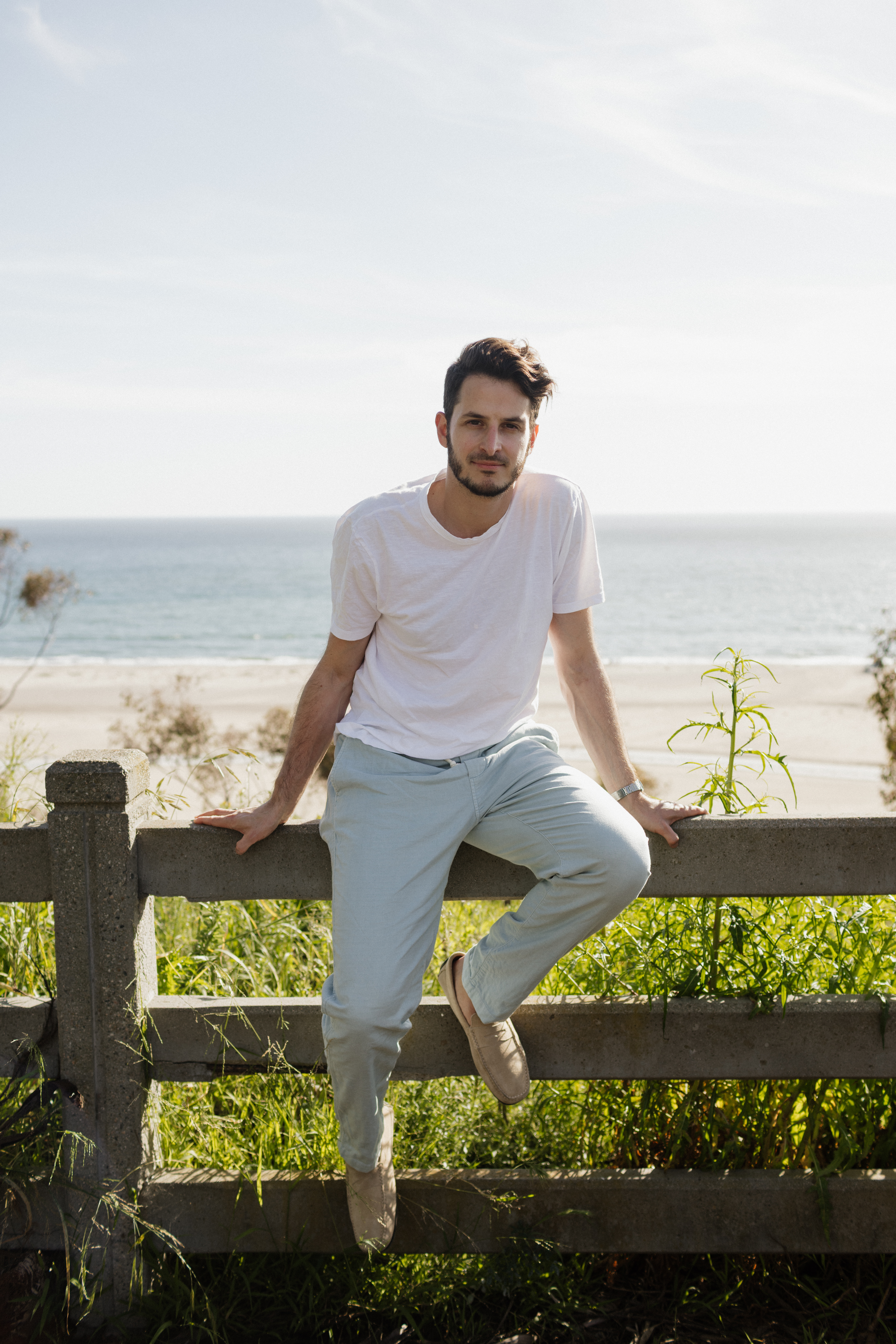 Justin Wasser at the coast
